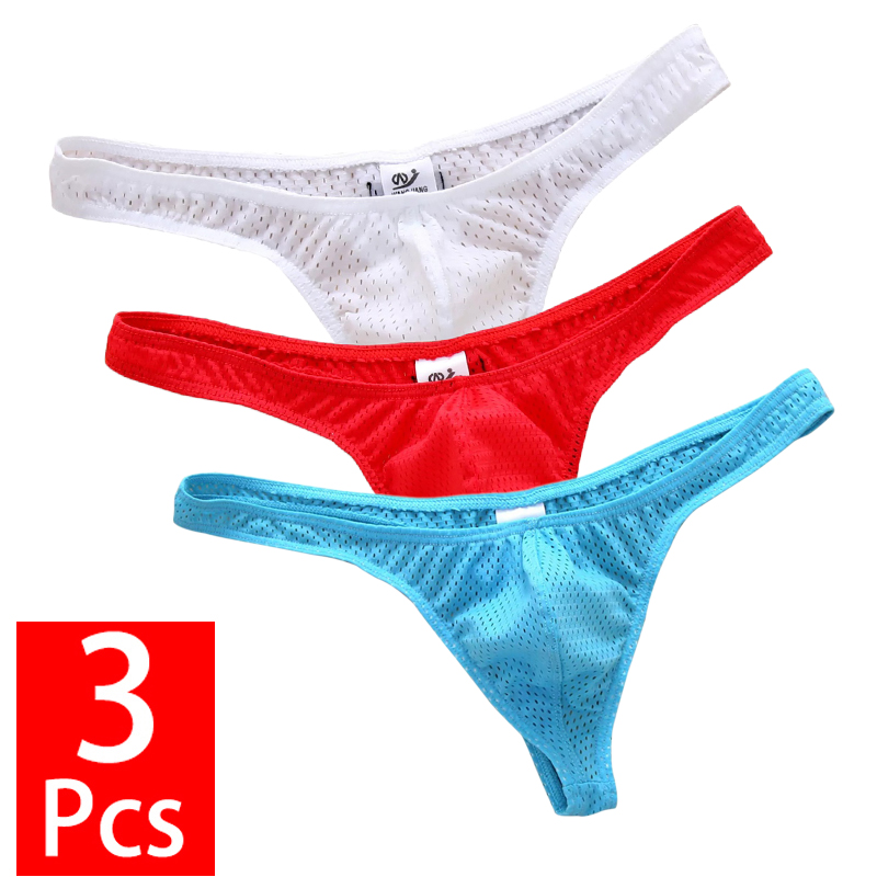 Multi Pack Underwear - 3PCS/Lot Men G-string And Thong Sexy