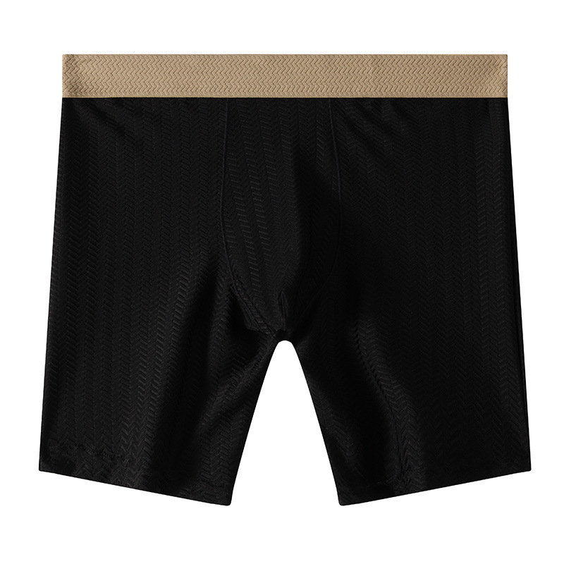 Mens Boxer Shorts Homme Nylon  - Long Leg Trunk Men 리뷰 및 가격