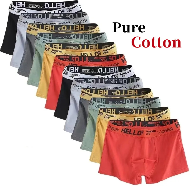 10Pieces/ Men's Underwear Men  - Boxer Brief Pack Cotton 리뷰 및 가격