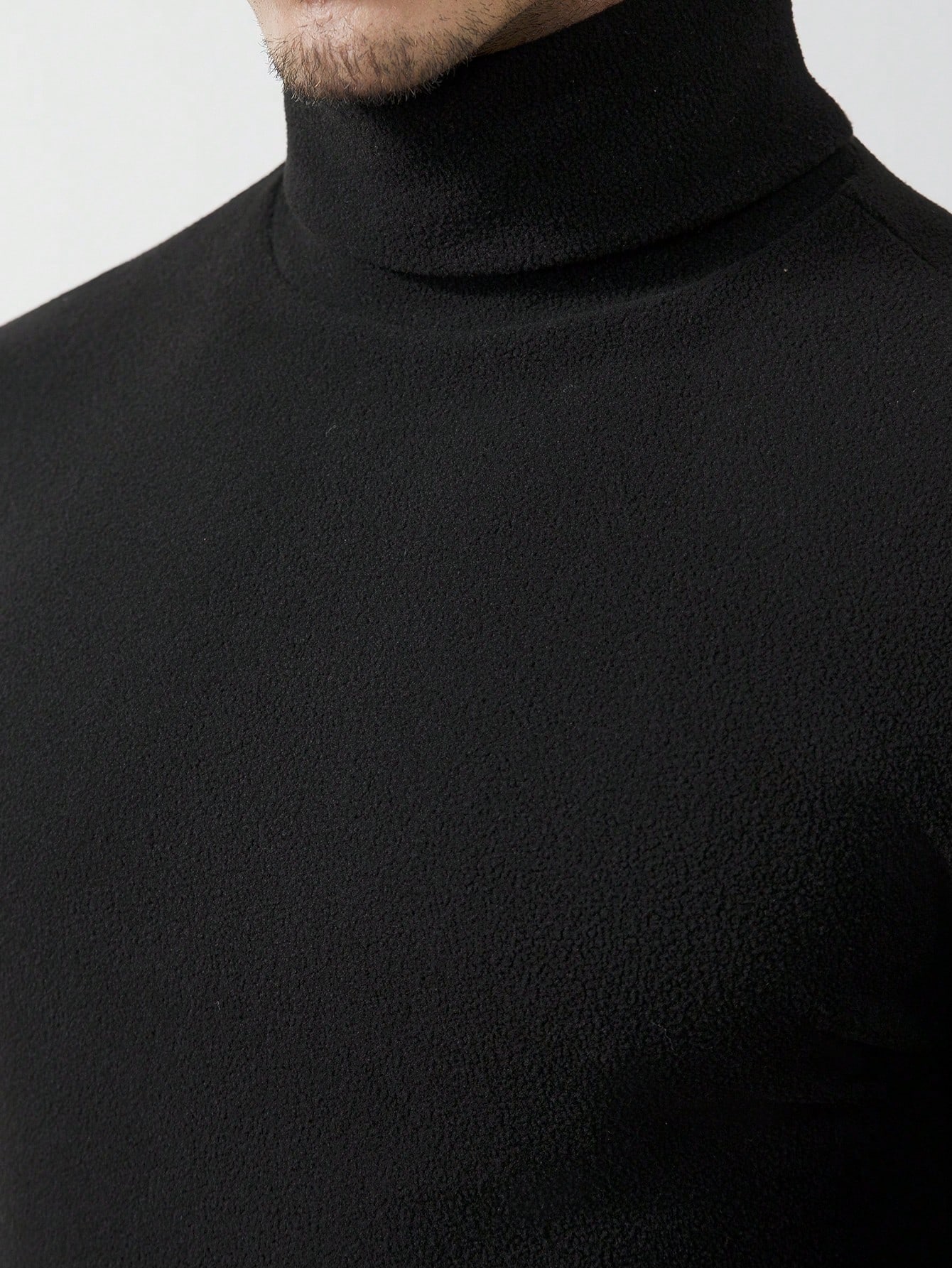 Men's Black High-Neck Long Sle - Base Layer Top 리뷰 및 가격
