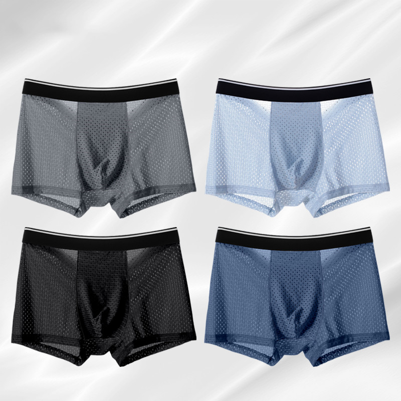 8pcs/Lot Men's Panties Ice Sil - Multi Pack Underwear 리뷰 및 가격