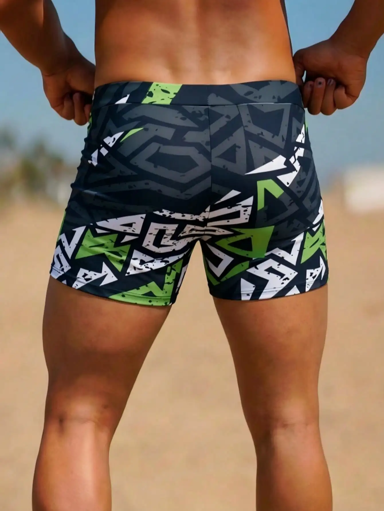 Men's Fashion Printed Pattern  - Bamboo Fiber Trunk 리뷰 및 가격