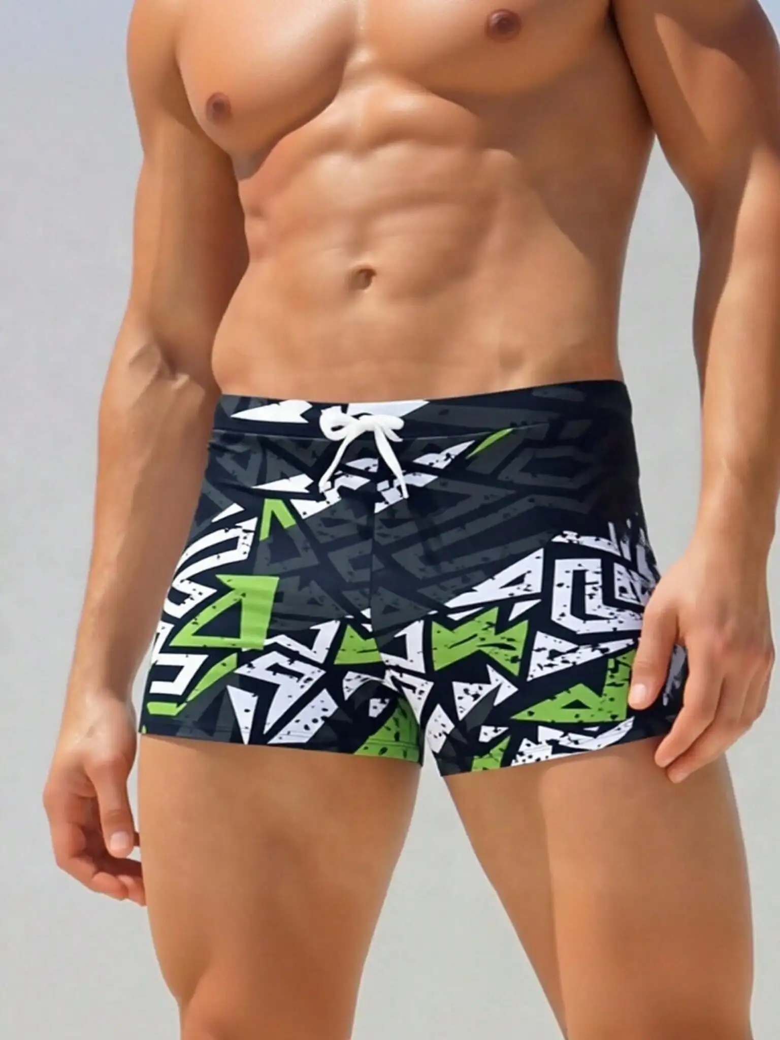 Men's Fashion Printed Pattern  - Bamboo Fiber Trunk 리뷰 및 가격