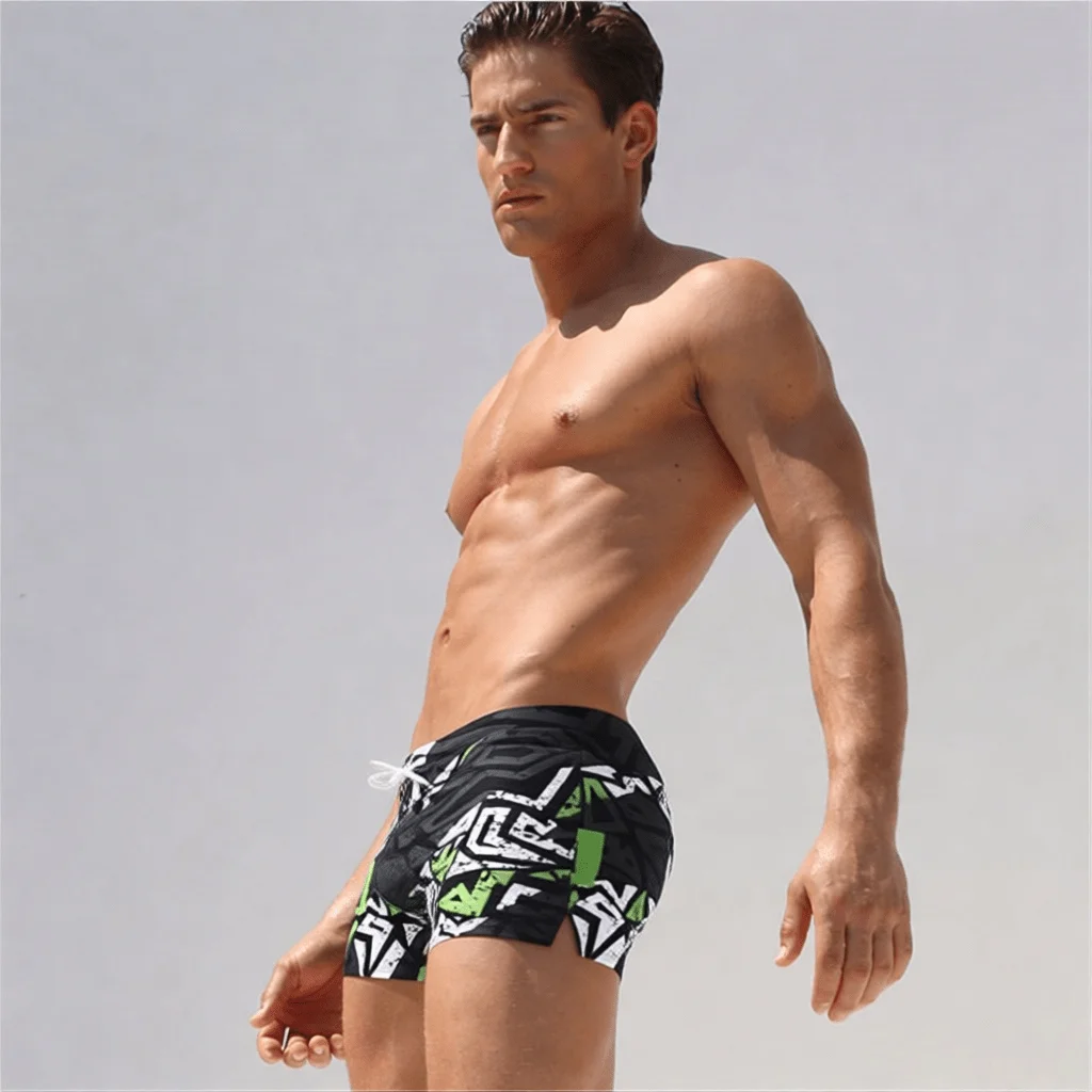 Men's Fashion Printed Pattern  - Bamboo Fiber Trunk 리뷰 및 가격