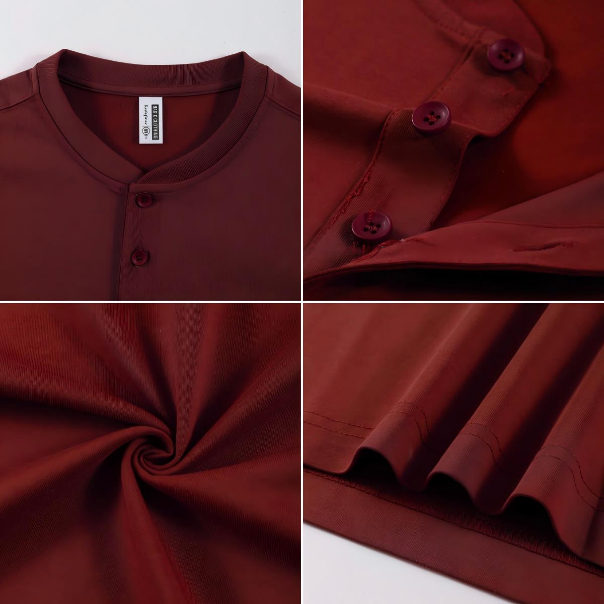 2026 NEW Solid Cotton Henley S - Undershirt Crew Neck 리뷰 및 가격