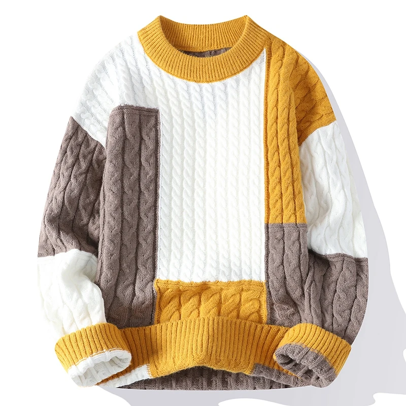 Color Block Sweater for Man Ch - Thermal Long John 리뷰 및 가격