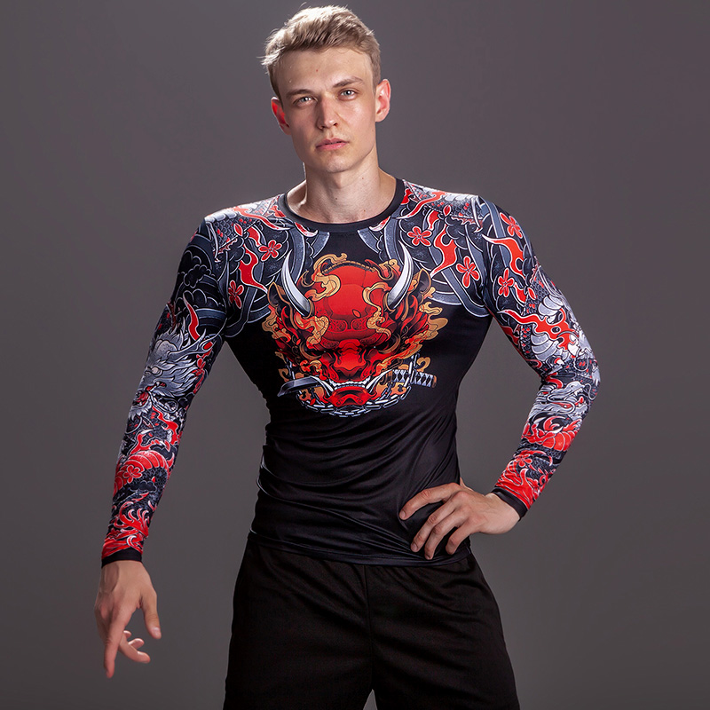 2/3PCS Men Jiu jitsu Tracksuit - Compression Long Pant 리뷰 및 가격
