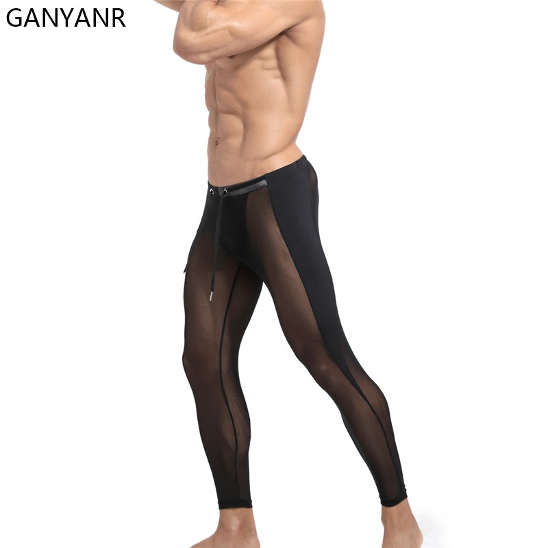 GANYANR Running Tights Men Com - Compression Long Pant 리뷰 및 가격