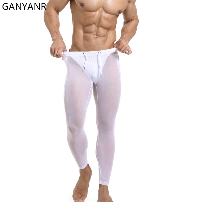 GANYANR Running Tights Men Com - Compression Long Pant 리뷰 및 가격