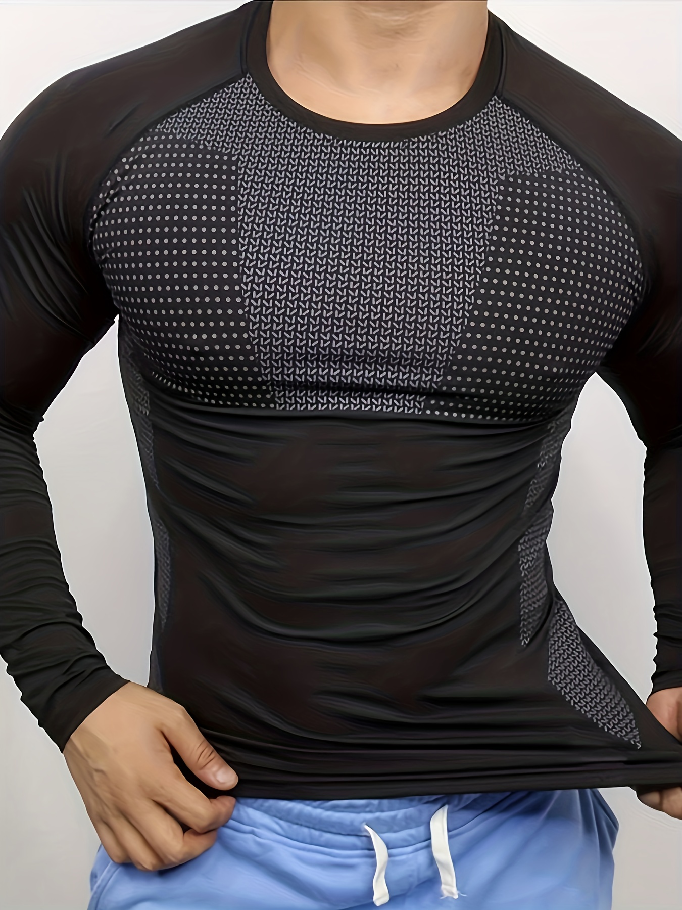 Men's autumn and winter thick  - T Shirt Tight Fit 리뷰 및 가격