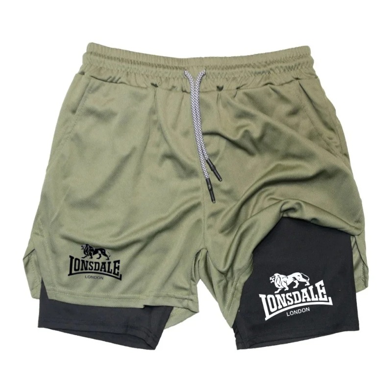 Print 2 in 1 Running Shorts fo - Compression Shorts Athletes 리뷰 및 가격