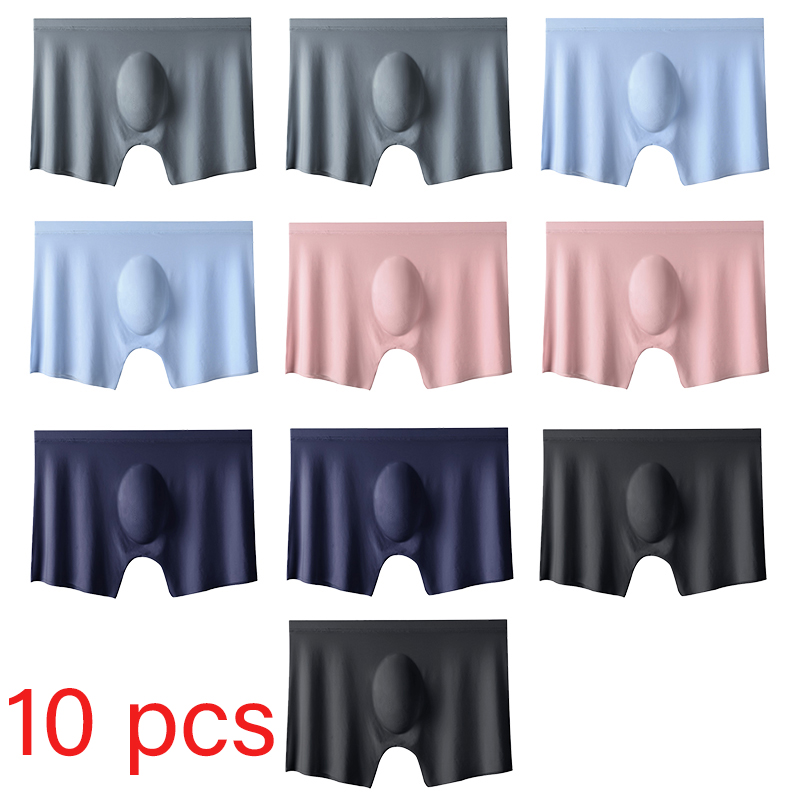 10 Pcs/Lot Men's Summer Ice Si - Multi Pack Underwear 리뷰 및 가격