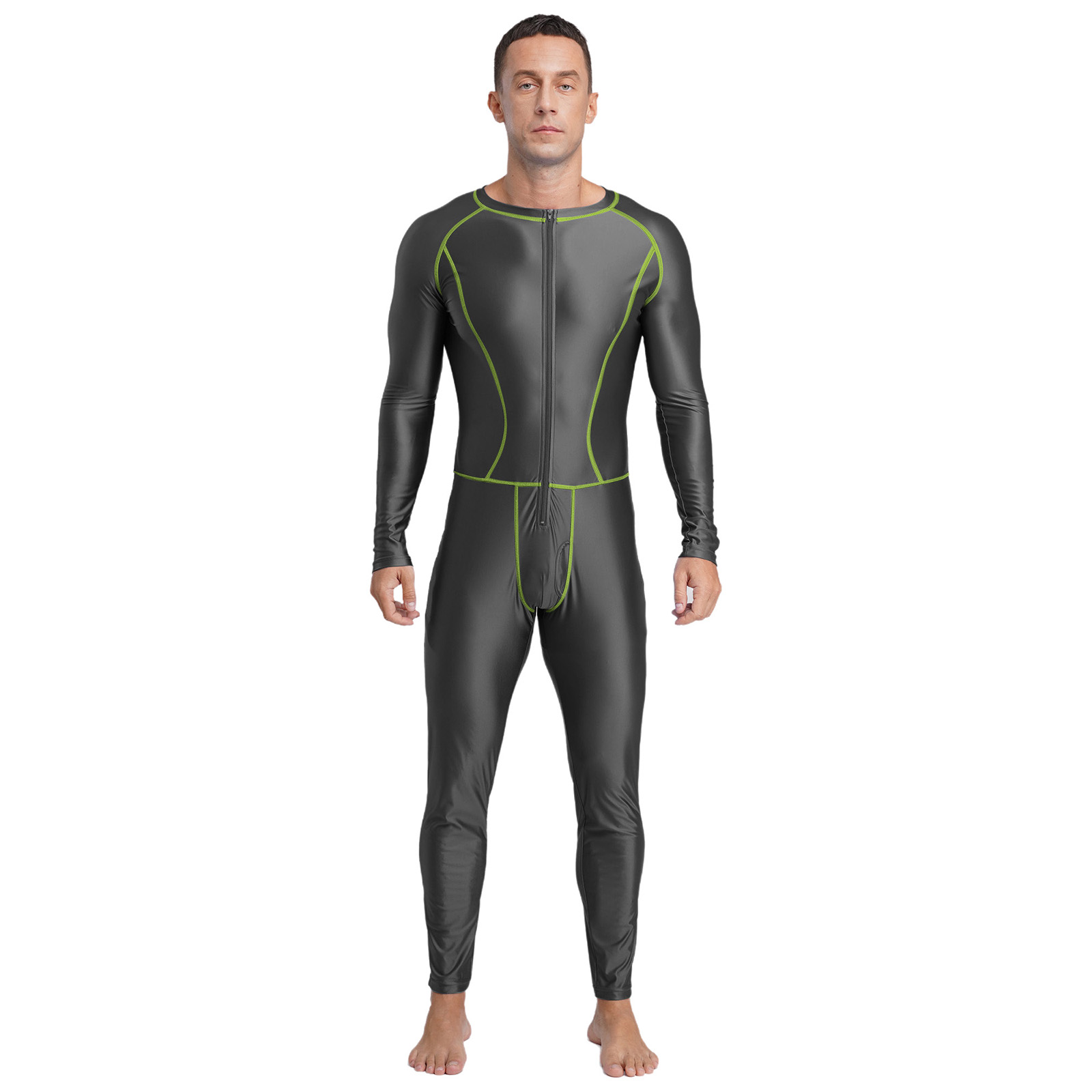 Swimwear Mens Swimsuit Glossy  - Compression Long Pant 리뷰 및 가격