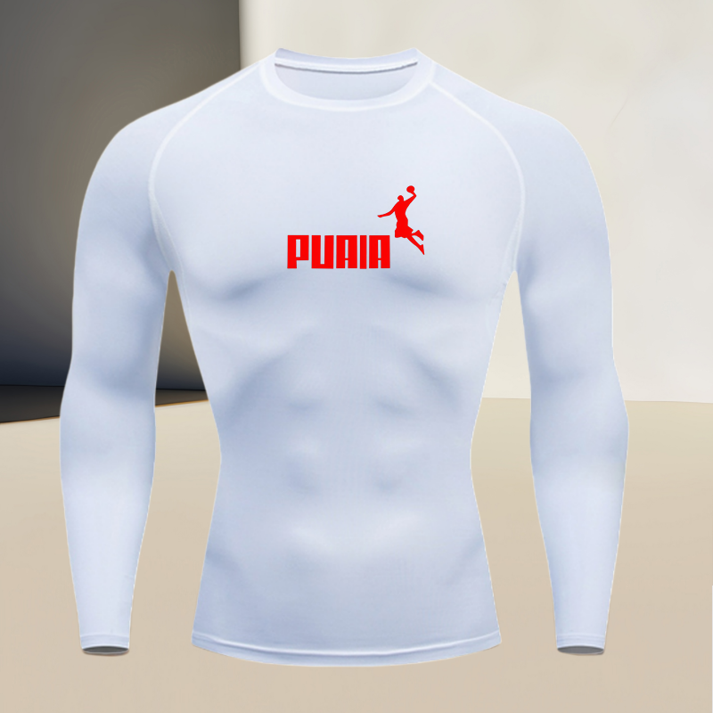 Men's long sleeved round neck  - T Shirt Tight Fit 리뷰 및 가격