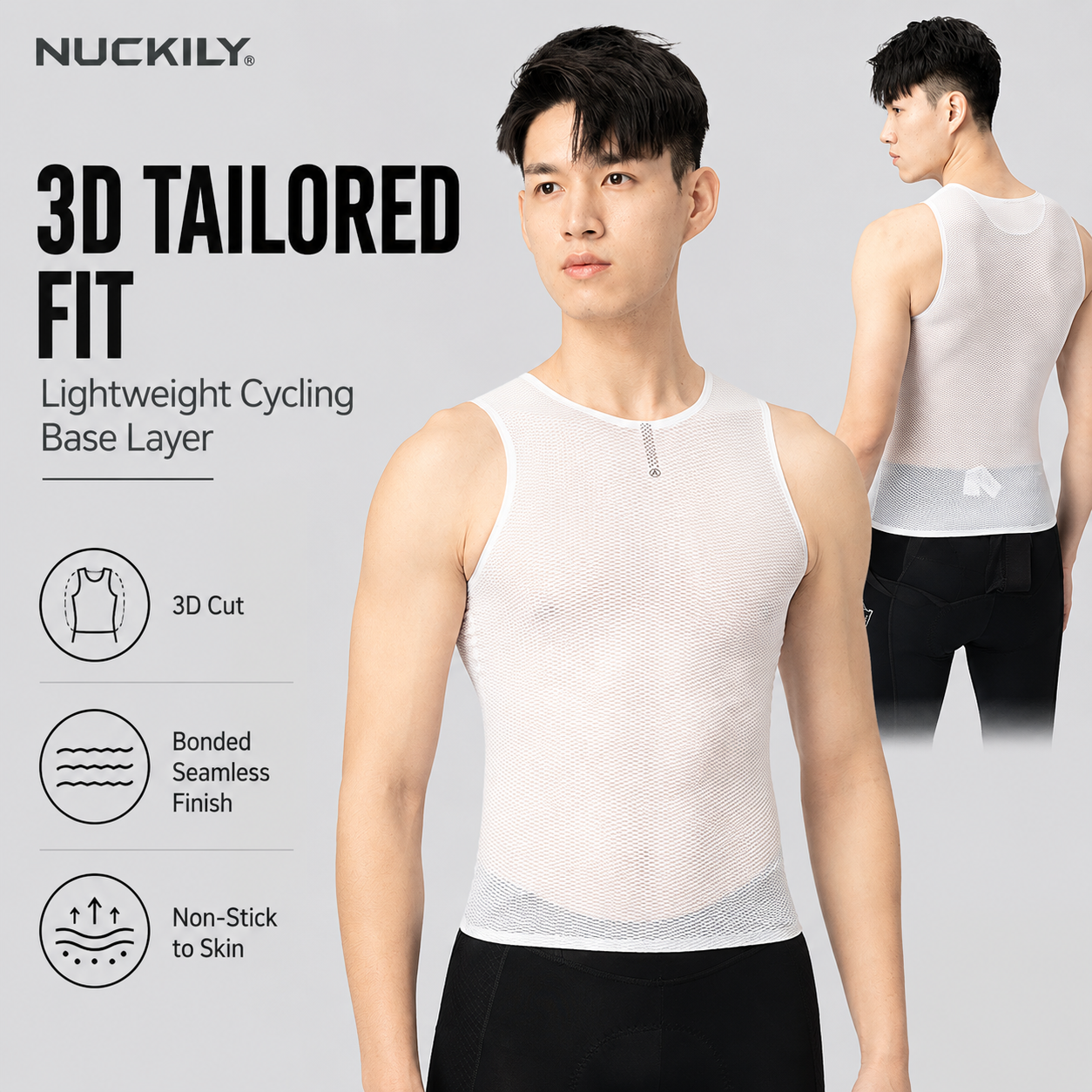 NUCKILY Men Cycling Base Layer - Sleeveless Undershirt 리뷰 및 가격