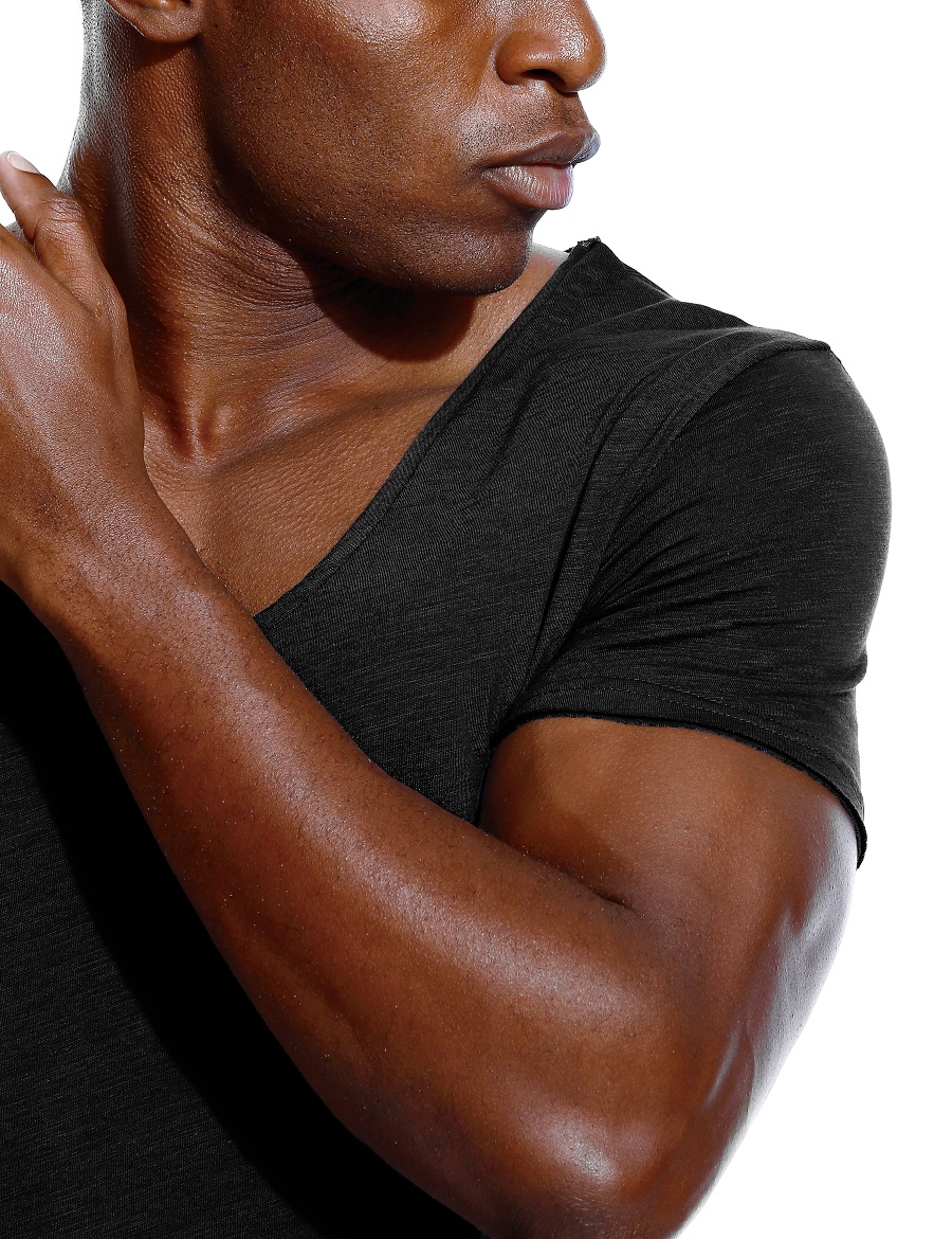 Scoop Neck T Shirt for Men Low - Undershirt Crew Neck 리뷰 및 가격