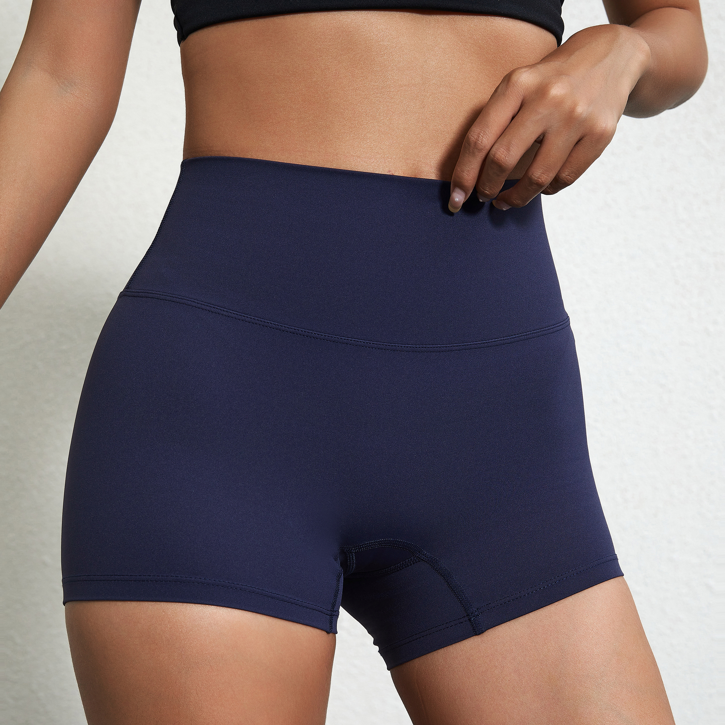 Sexy Solid Color High Waist Yo - Compression Shorts Athletes 리뷰 및 가격