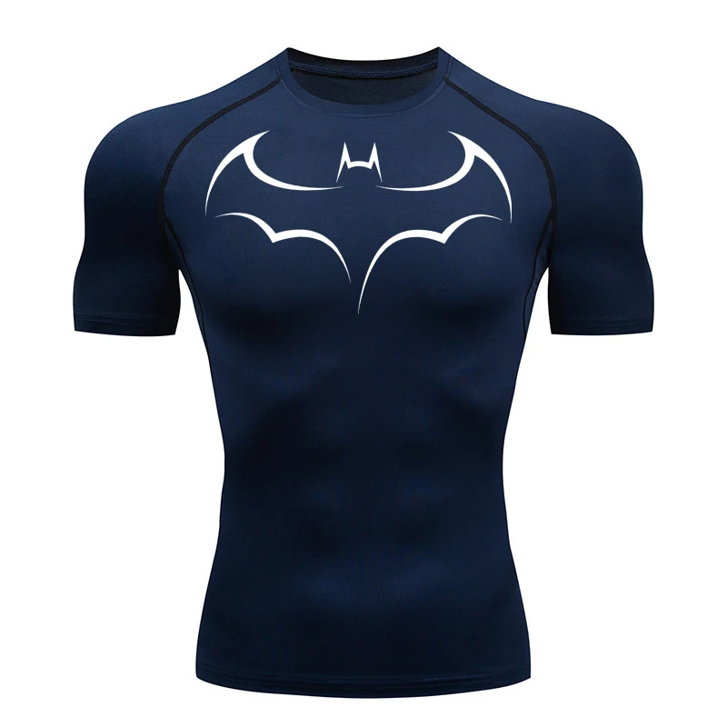 Bat Printed Men's Tight T-Shir - T Shirt Tight Fit 리뷰 및 가격