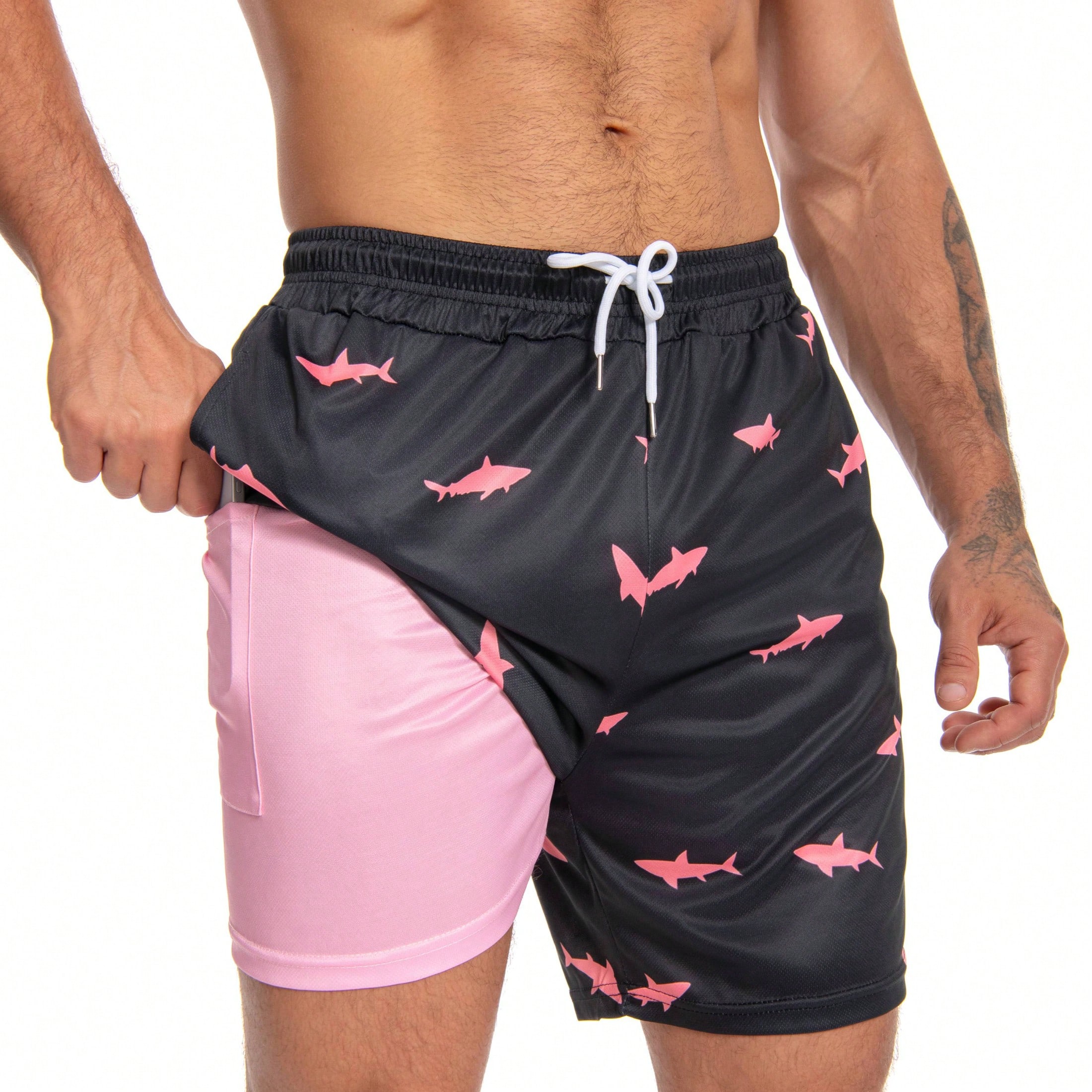 Mens Swim Trunks With Compress - Trunk Breathable Men 리뷰 및 가격