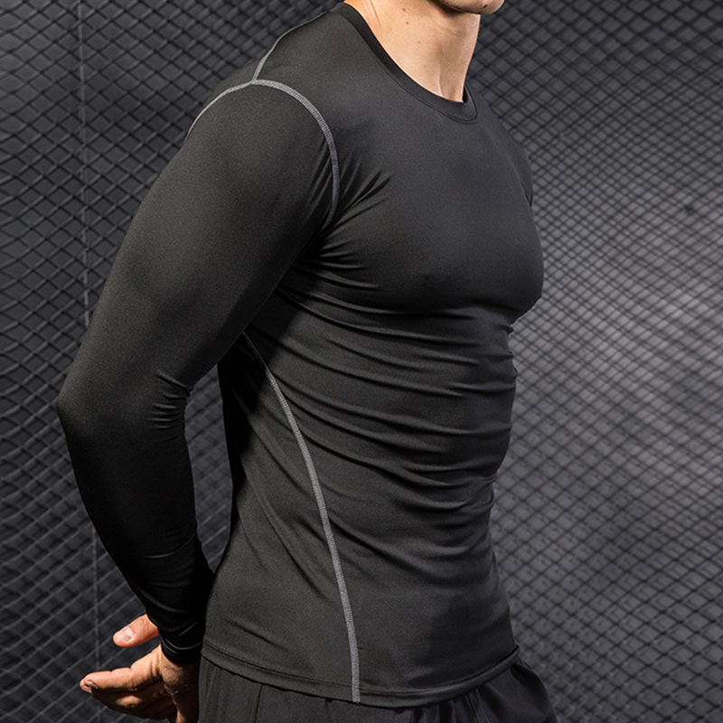 Men's Running Sports Long Slee - T Shirt Tight Fit 리뷰 및 가격