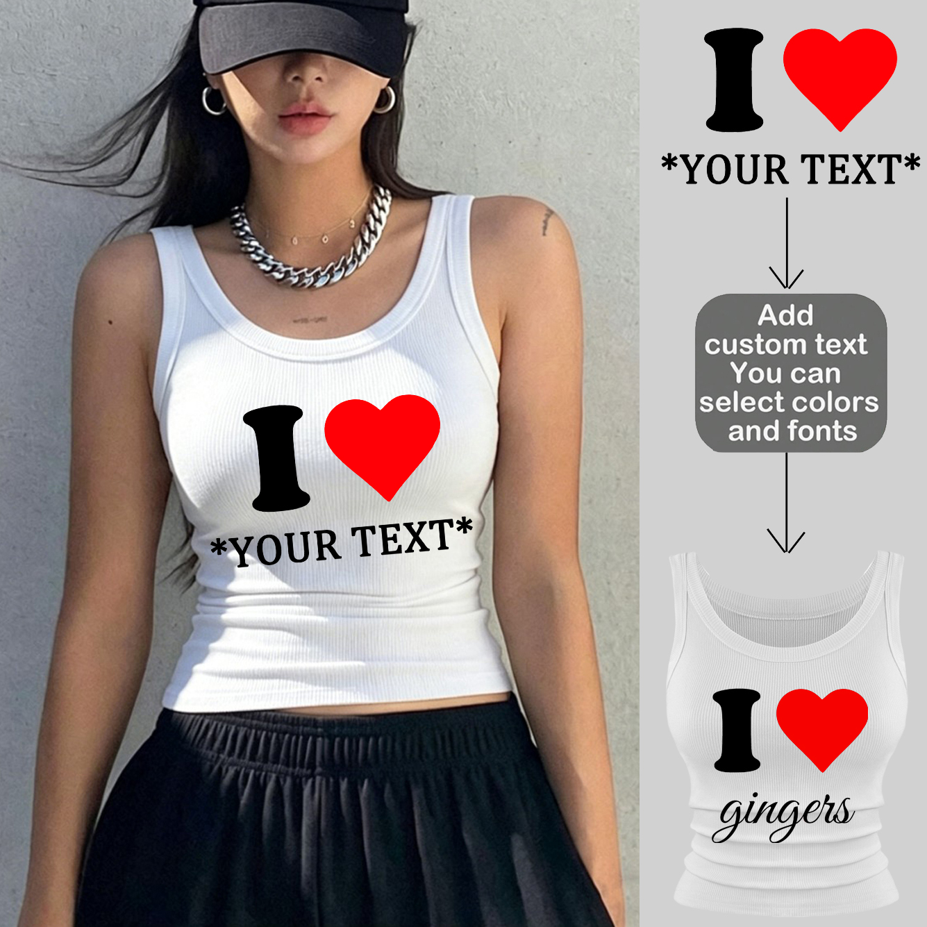 Personalization Custom Sleevel - Tank Top Ribbed 리뷰 및 가격