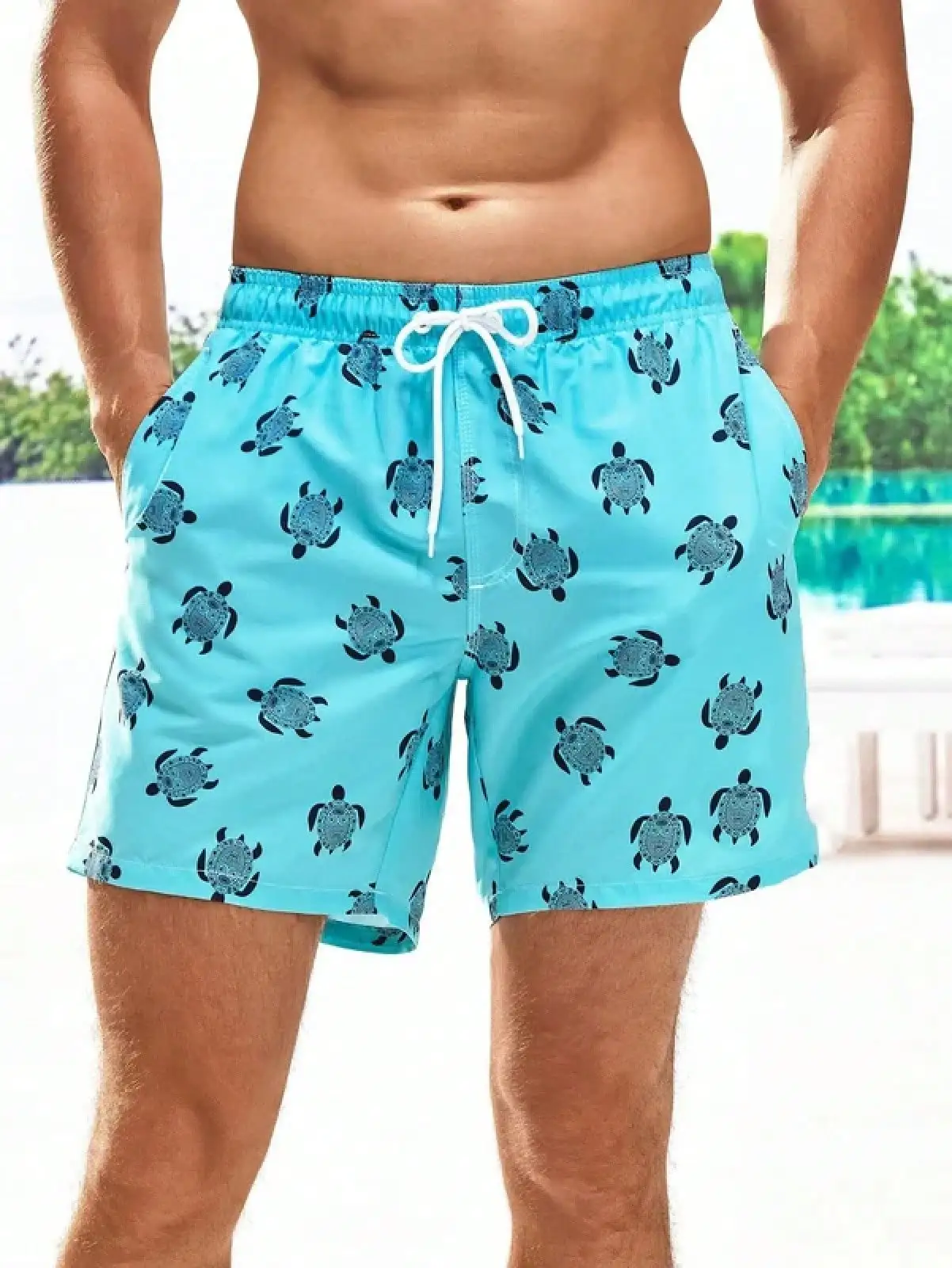 Men's Beach Shorts Summer Fash - Bamboo Fiber Trunk 리뷰 및 가격