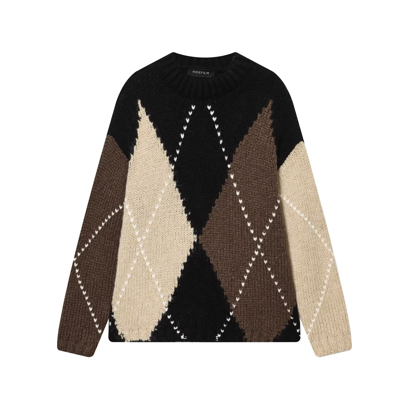KONDALA Vintage Plaid Knit Swe - Thermal Long John 리뷰 및 가격