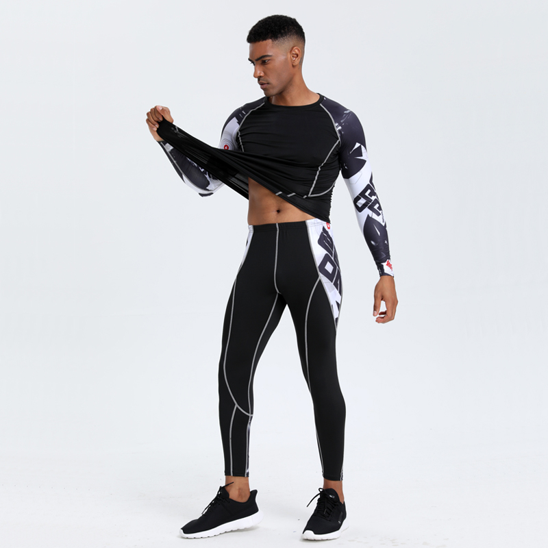 Men's PRO Sports Fitness Suit: - Compression Long Pant 리뷰 및 가격