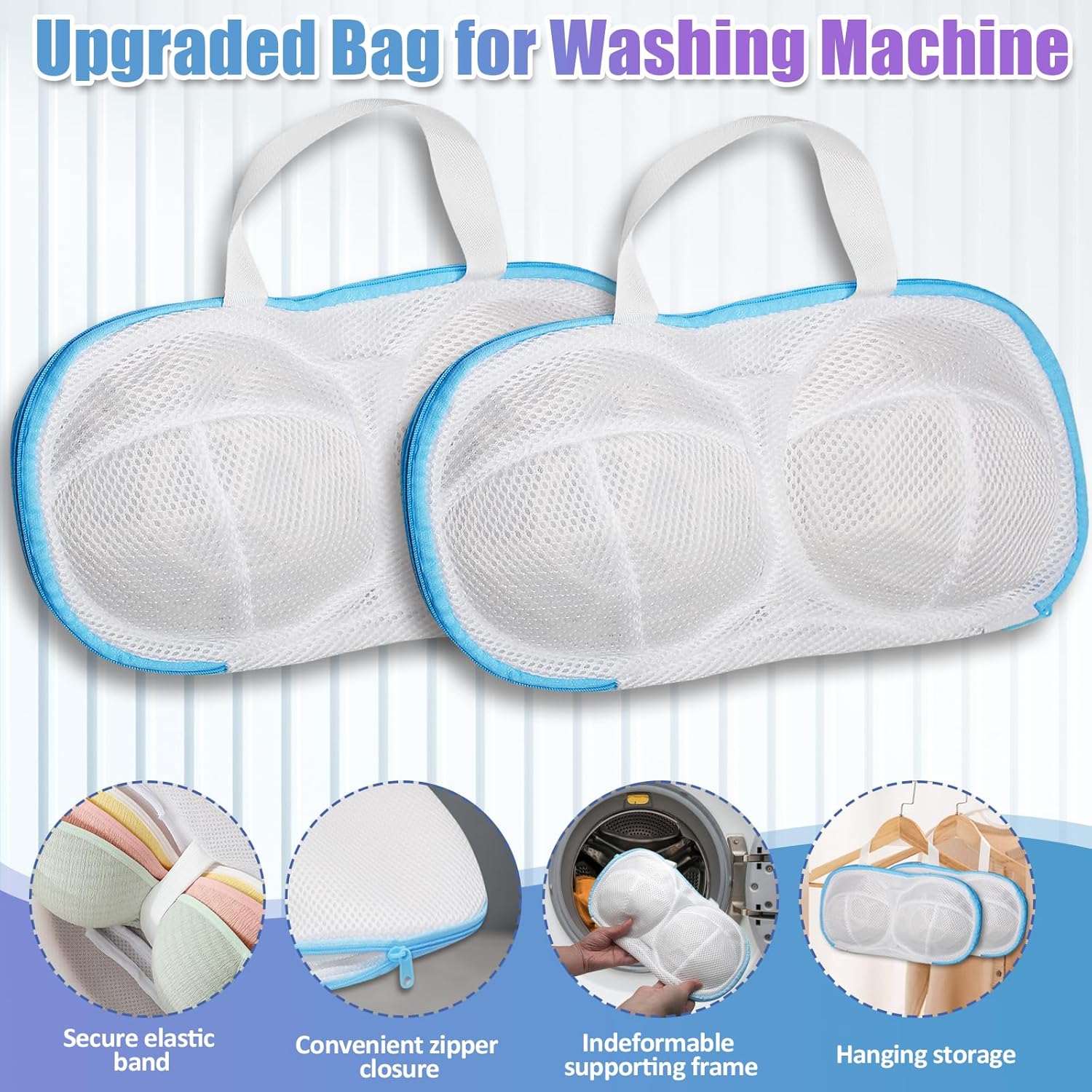 2-Pack Bra Wash Bags- Non-Defo - Multi Pack Underwear 리뷰 및 가격