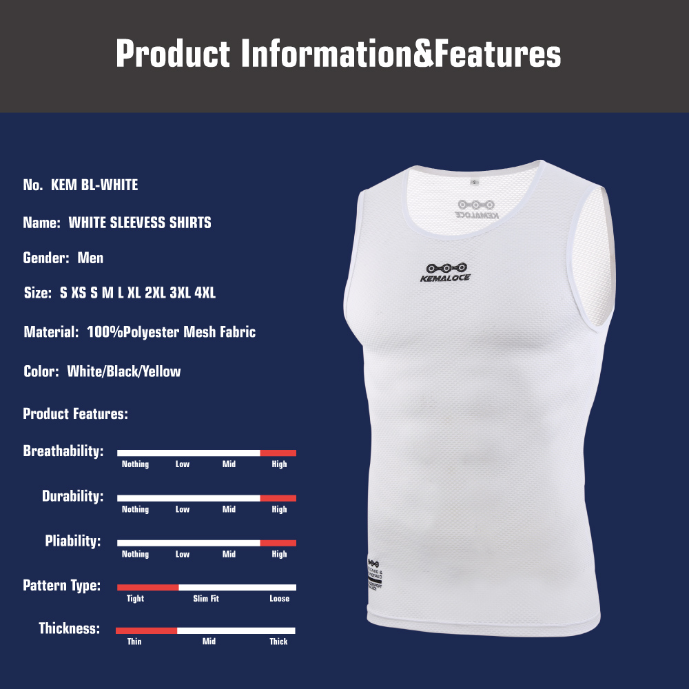 KEMALOCE Cycling Base Layer Sl - Sleeveless Undershirt 리뷰 및 가격