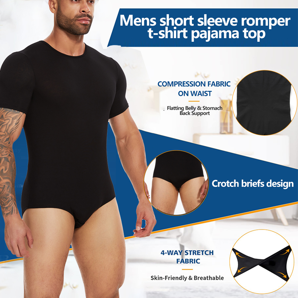 Short Sleeve Full Body Shaper  - Undershirt Crew Neck 리뷰 및 가격