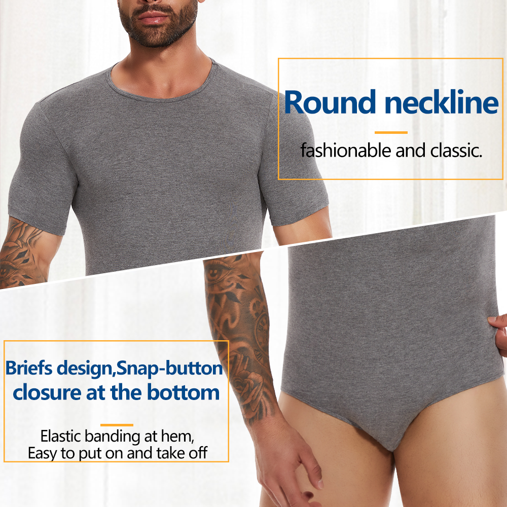 Short Sleeve Full Body Shaper  - Undershirt Crew Neck 리뷰 및 가격