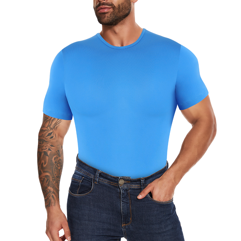 Short Sleeve Full Body Shaper  - Undershirt Crew Neck 리뷰 및 가격