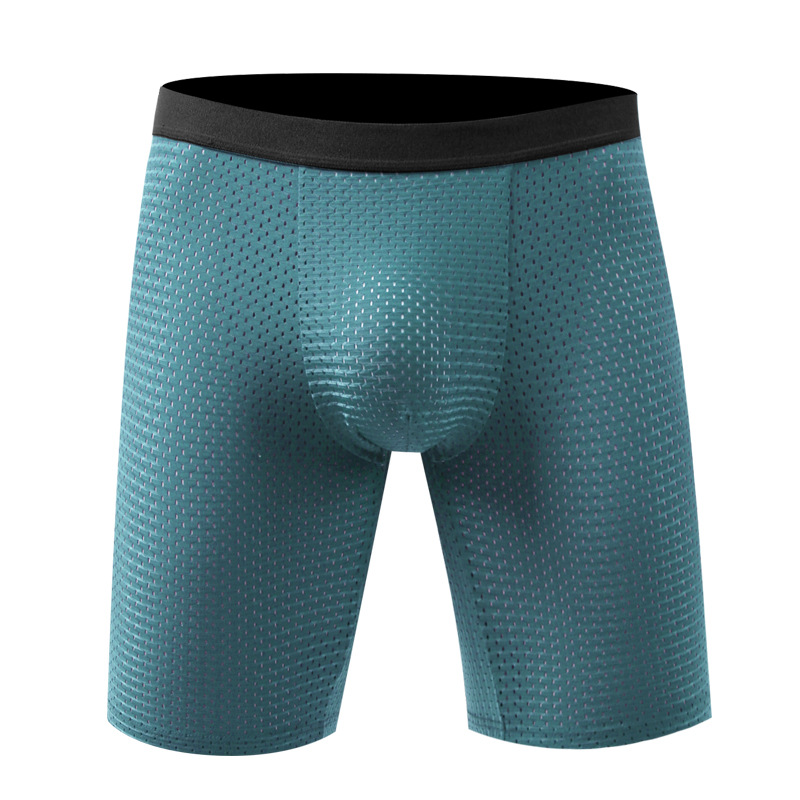 Men's Boxers Shorts Ice Silk M - Long Leg Trunk Men 리뷰 및 가격