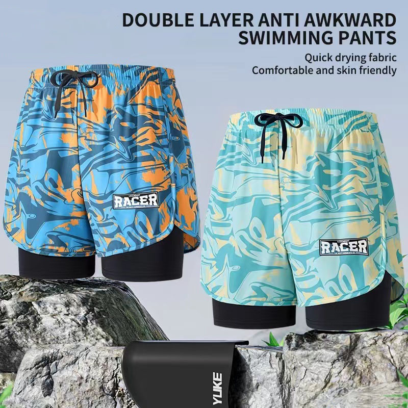 Swimming Trunks Adult Double L - Trunk Breathable Men 리뷰 및 가격