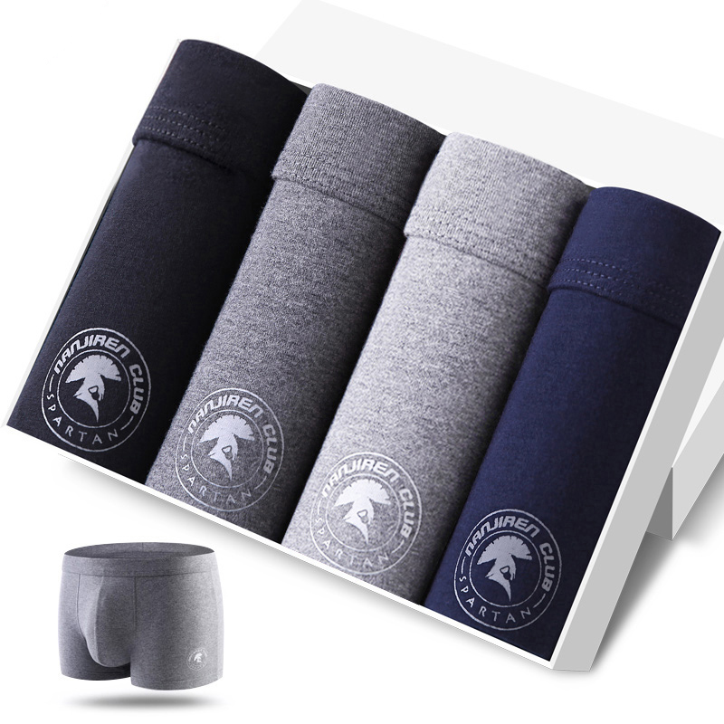 4pcs Men's Panties Sexy Shorts - Boxer Brief Pack Cotton 리뷰 및 가격