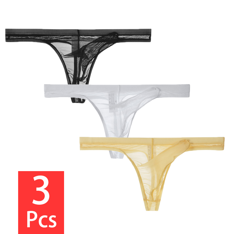 3Pcs/lot Men Underwear T-Back  - Multi Pack Underwear 리뷰 및 가격
