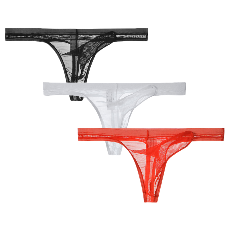 3Pcs/lot Men Underwear T-Back  - Multi Pack Underwear 리뷰 및 가격