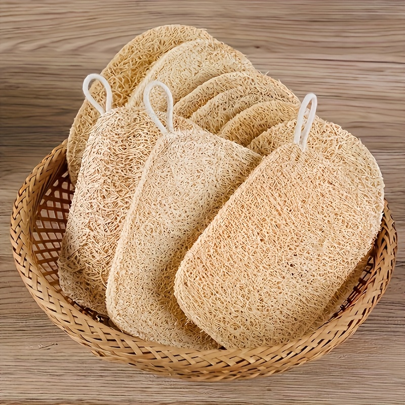 6pcs Natural Loofah Exfoliatin - Bamboo Fiber Trunk 리뷰 및 가격