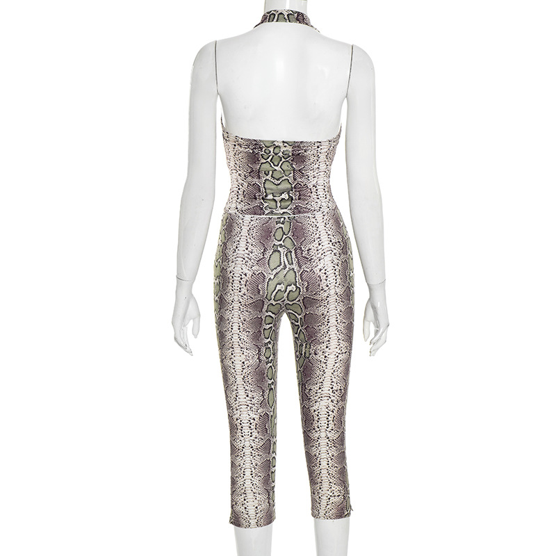 Serpentine Print Women Sexy 2  - Suspender Tank Top 리뷰 및 가격