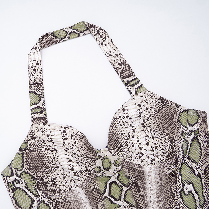 Serpentine Print Women Sexy 2  - Suspender Tank Top 리뷰 및 가격
