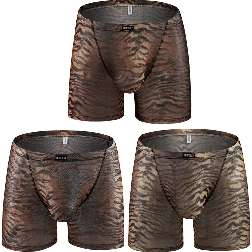 iKingsky Men's Tiger Stripes L - Long Leg Trunk Men 리뷰 및 가격