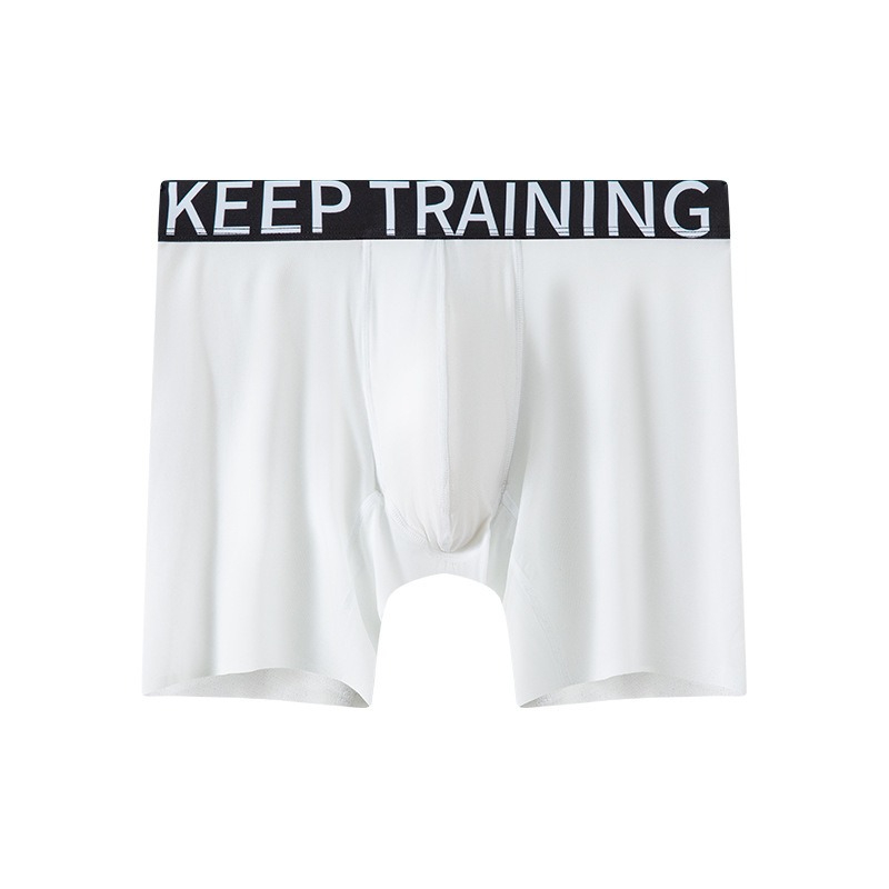 Men's Ice Silk Long Leg Boxer  - Long Leg Trunk Men 리뷰 및 가격