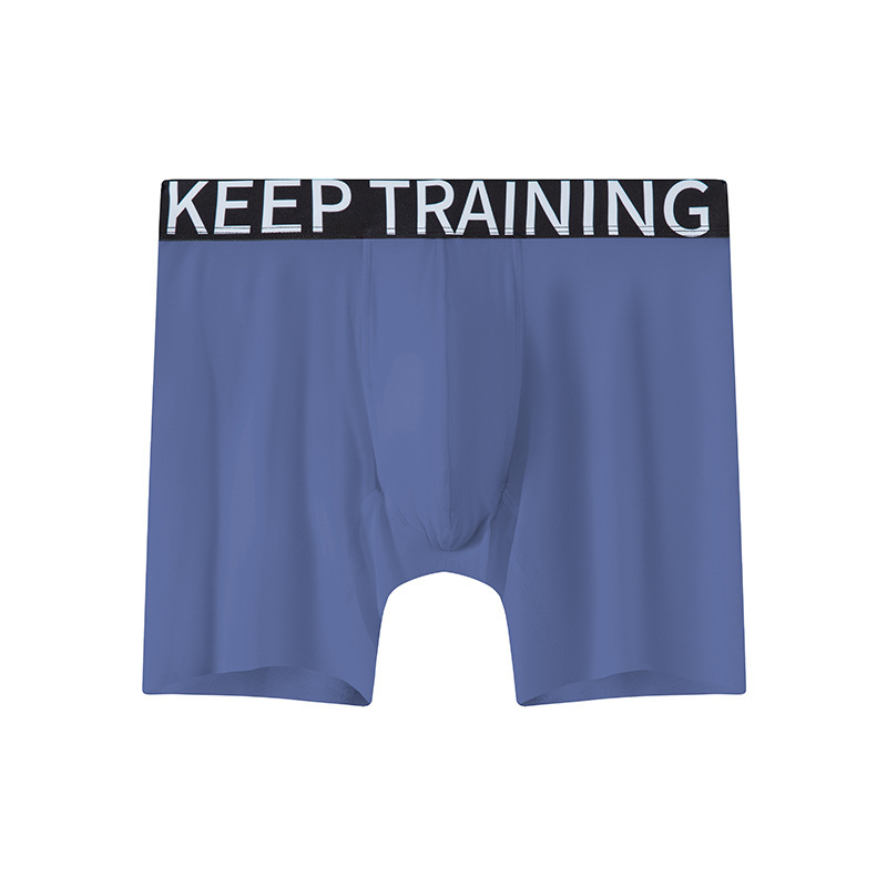 Men's Ice Silk Long Leg Boxer  - Long Leg Trunk Men 리뷰 및 가격