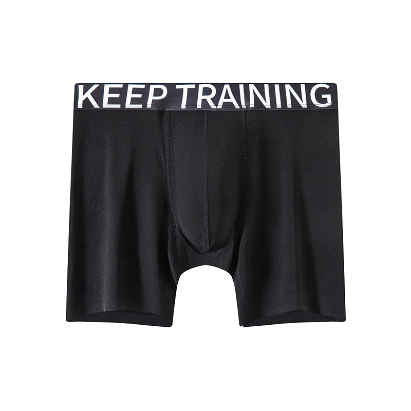 Men's Ice Silk Long Leg Boxer  - Long Leg Trunk Men 리뷰 및 가격
