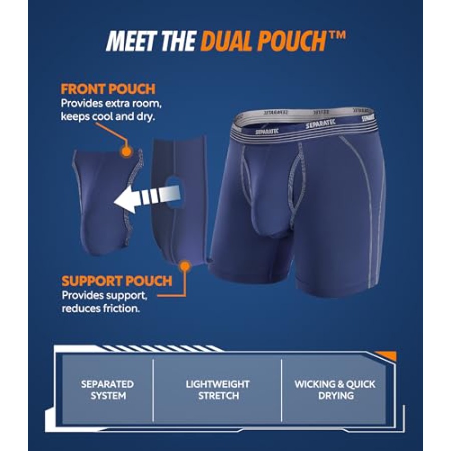 Separatec Mens Underwear with  - Performance Boxer Sport 리뷰 및 가격