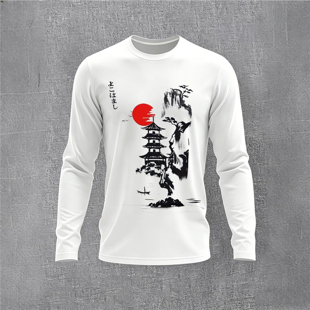 Chinese Style Ink Plum Blossom - Base Layer Top 리뷰 및 가격
