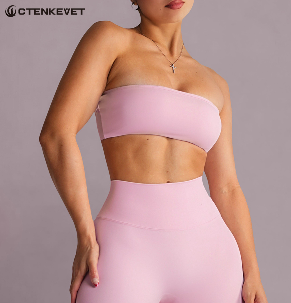 Strapless Sports Bra Gym Crop  - Quick Dry Underwear 리뷰 및 가격