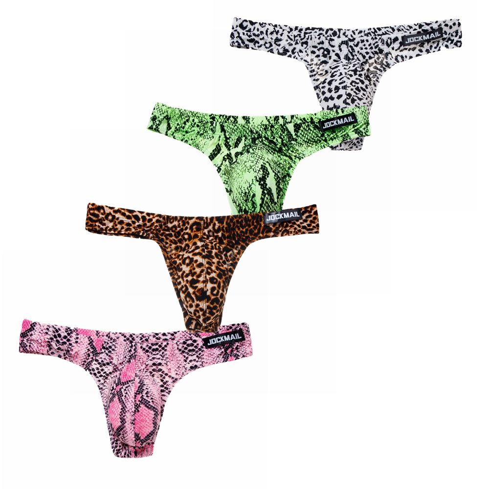4PCS/Lot Leopard Sexy Men Biki - Multi Pack Underwear 리뷰 및 가격
