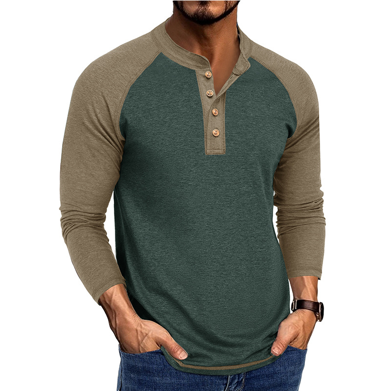 Men's New Long Sleeve Henley S - Base Layer Top 리뷰 및 가격